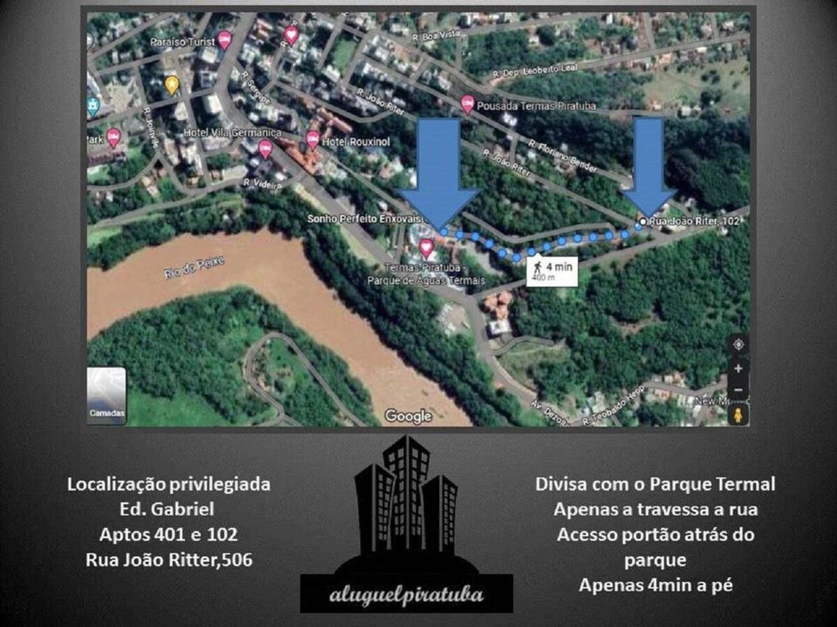 Incrivel Localizacao 102, Apenas 4 Min Do Parque * Piratuba